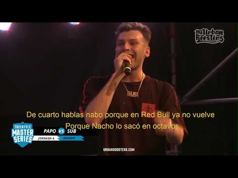 Con LETRA | 4x4 Papo vs Sub | FMS Argentina 2019 | Jornada 6 | SUBTITULADO