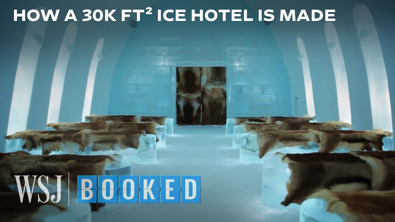 The Arctic hotel that takes a small army to build every year