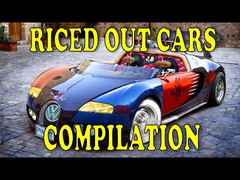 Ricers In Auto Show | Riced Out Cars Together | Four Wheel Nation