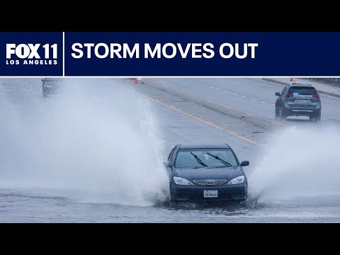 LA Weather: Storm starts to move out