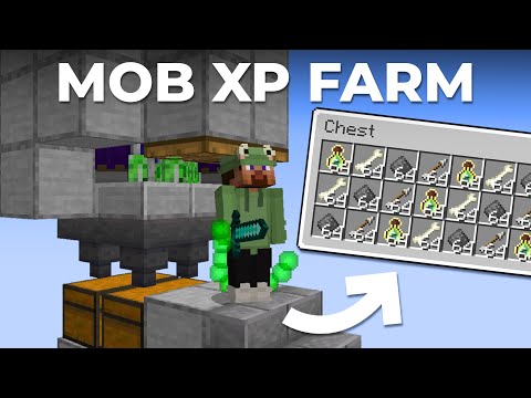 Easy Mob XP Farm for Minecraft 1.20 (No Spawner)