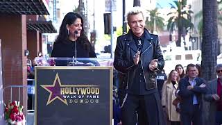 Billy Idol Star Ceremony; Hollywood Walk Of Fame
