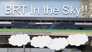 Innovative Transit!: Bus Rapid Transit in the Sky! Elevated BRT in Jakarta, Indonesia 2024