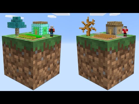 1$ UZAY BLOK VS 1000$ UZAY BLOK - Minecraft