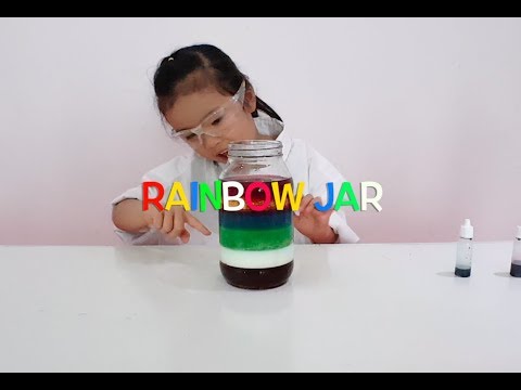 Kayli's 6 Layer Rainbow Jar Density Experiment