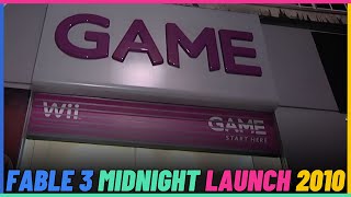 Fable 3 Midnight Launch In 2010.