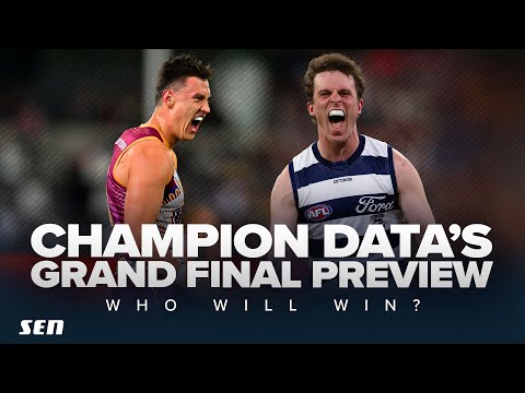 Geelong v Brisbane... WHO YA GOT?? Champion Data's Grand Final Preview - SEN