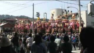 preview picture of video 'Japanese local festival in Toyama - Isurugi Hikiyama'