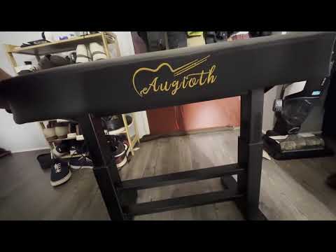 Augioth Hydraulic Piano Bench with Adjustable Height, Ergonomic Keyboard Stool for Adults & Kids, Heavy-Duty Steel Frame with Memory Foam & Scratch-Resistant Leather, Fits Grand/Upright Pianos(Black) image 11