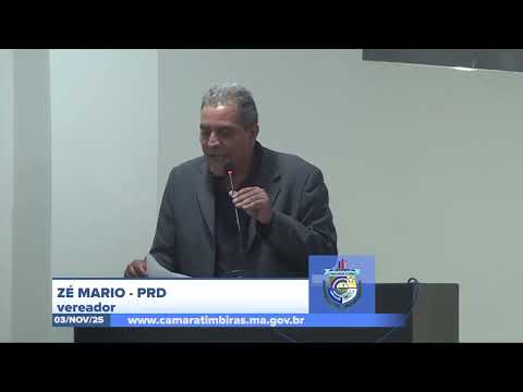  SESSÃO DIA 03/11/2025 – I PRONUNCIAMENTO DO VEREADOR ZÉ MÁRIO