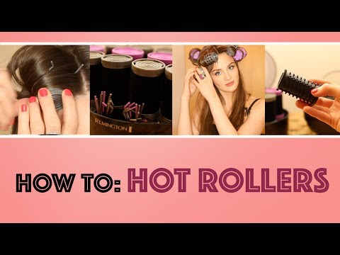 How to use Hot Rollers - Get gorgeous hair within minutes! Hair Rollers Tutorial | PEACHY