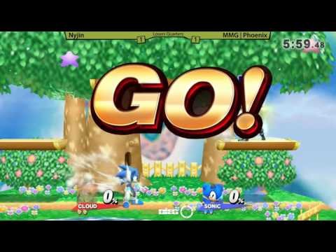 Smash Lounge 76 - Losers Quarters - MMG | Phoenix (Sonic) vs Nyjin (Cloud)