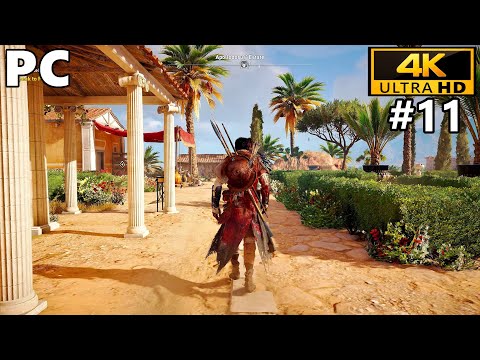 Assassin's Creed Origins Gameplay Walkthrough Part 11 – No Commentary (4K 60FPS PC)