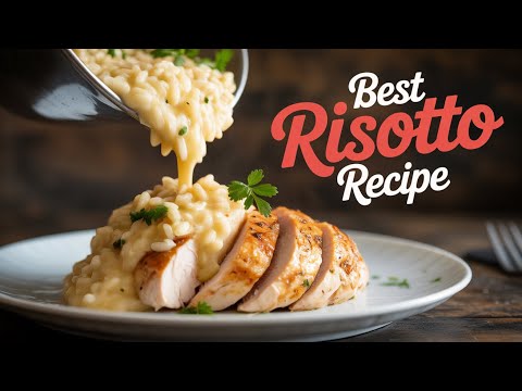How To Make Creamy Risotto (with Chicken Breast)