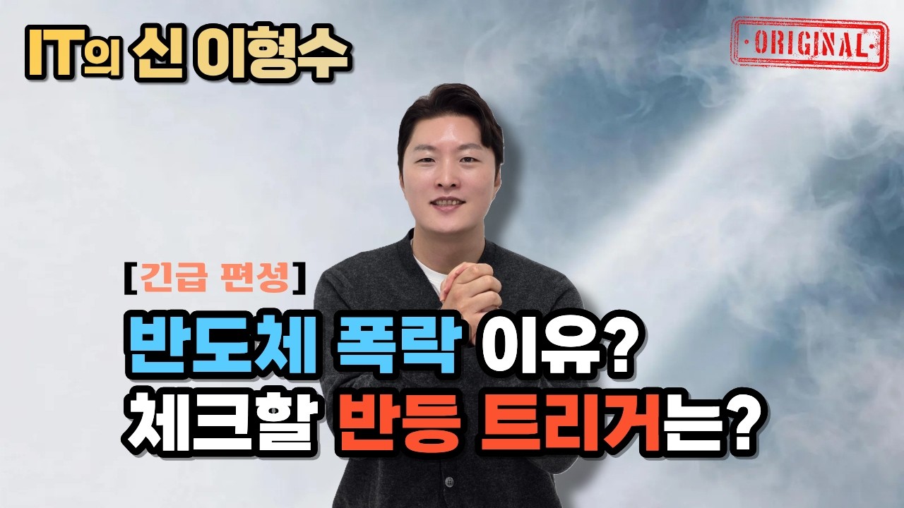 [긴급 편성] 반도체 폭락 이유? 체크할 반등 트리거는?