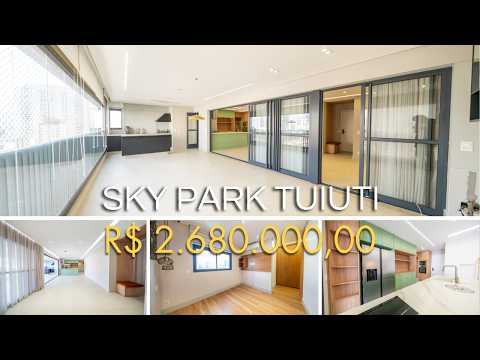 APARTAMENTO DE LUXO NO TATUAPÉ | 165m² | 3 SUÍTES | SKY PARK TUIUTI | R$ 2.680.000