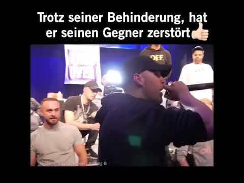 Trotz seiner Behinderung hat er seinen gegner zerstört☝️☝️