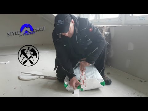 Regenwetter beim Schiefer decken - Schieferdecker hat ne gute Idee - Dachdecker aus Colditz