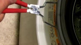 How to fix unclog drain on front load washing machine