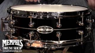 Video thumbnail for Pearl 14x5 Hybrid Exotic Kapur Fiberglass Snare Drum by Memphis Drum Shop