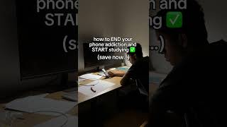 🛑 Struggling with phone addiction Here’s how to finally lock in and study (read comments)