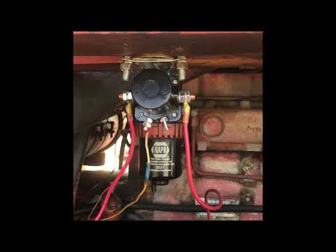How to wire a starter solenoid