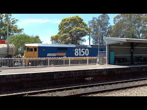 Vlog 9 : 8150 with cement train bound for Port Waratah