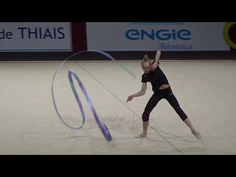 Viktoriia ONOPRIIENKO (UKR) ribbon - 2019 Thiais trainings