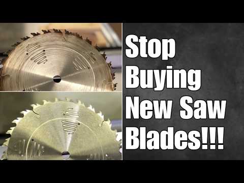 STOP BUYING NEW SAW BLADES!!! How To Clean a Saw Blade—How To Stop Table Saw Blade From Burning