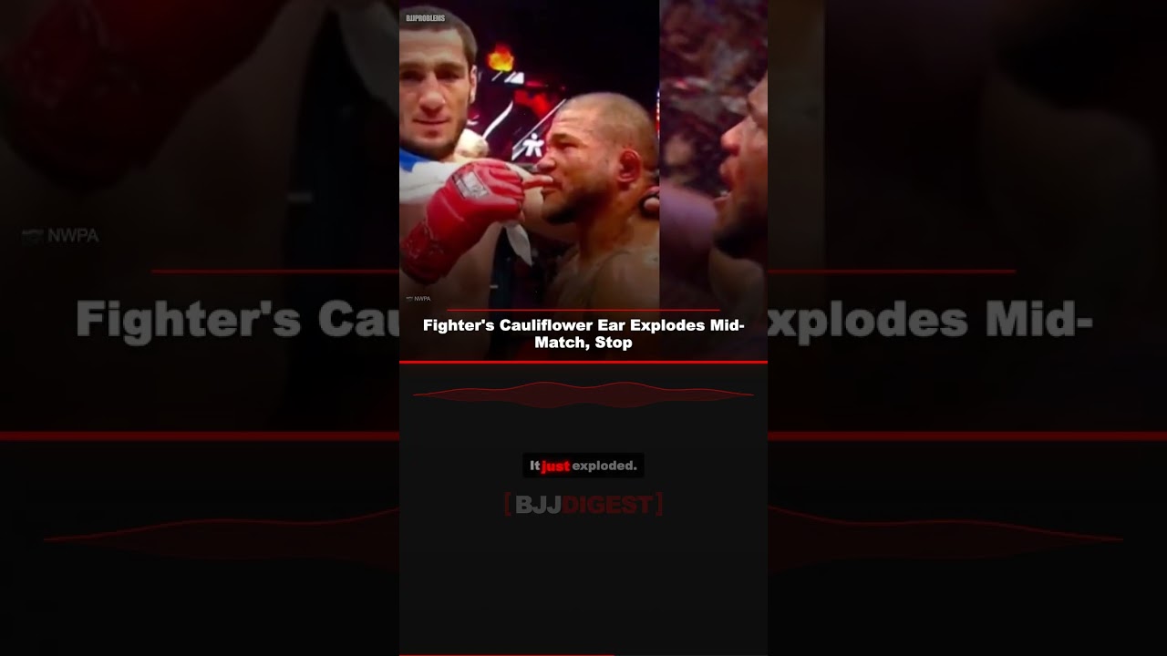 His Cauliflower Ear Exploded Mid-Match #Shorts