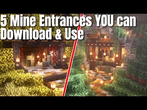 EPIC Minecraft Mine Entrances - World Download Available!