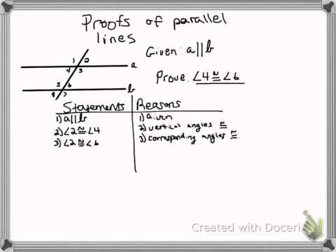 10 - Proofs In Parallel Lines