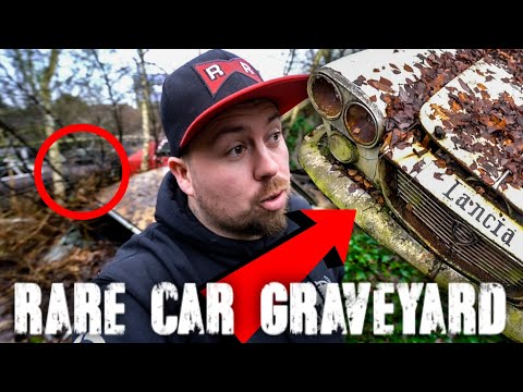 We found abandoned RARE lancia car graveyard in someone's back garden
