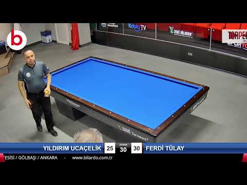 YILDIRIM UCAÇELİK & FERDİ TÜLAY Bilardo Maçı - 2022 ERKEKLER 1.ETAP-2.TUR