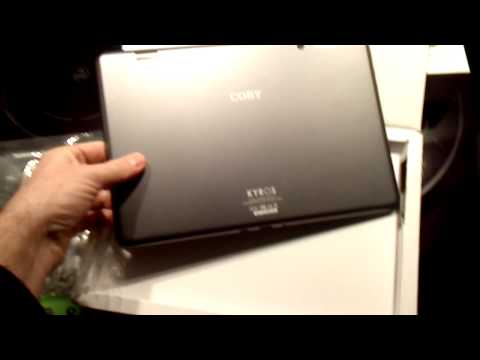 Coby Kyros MID1060 unboxing MID1060-8
