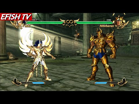 Phoenix Ikki God Cloth vs Taurus Aldebaran God Cloth (Hardest AI) - Saint Seiya: Soldiers' Soul