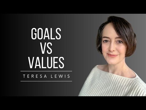 Values Versus Goals In Acceptance And Commitment Therapy