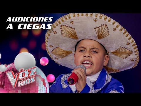 Jhostin Cáliz canta ‘Allá en el rancho grande’ | La Voz Kids Colombia 2024