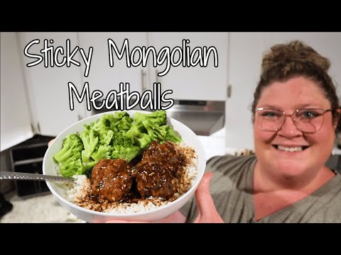 Sticky Mongolian Meatballs