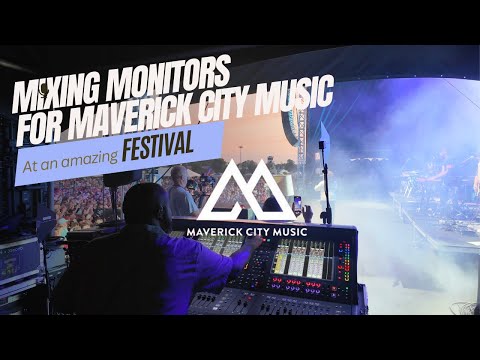 Mixing Monitors with Maverick City Music at a Festival