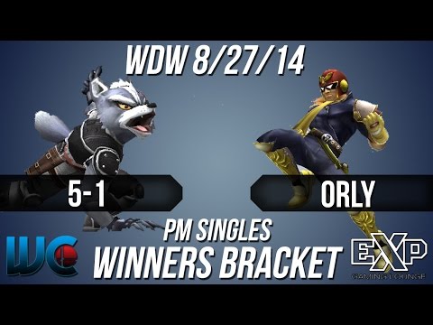 WDW 8/27/14 - 5-1 (Wolf) vs. ORLY (Falcon/Mewtwo/Bowser) PM Singles Bracket
