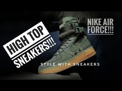 How to wear high top sneakers/ 3 ways to style with them