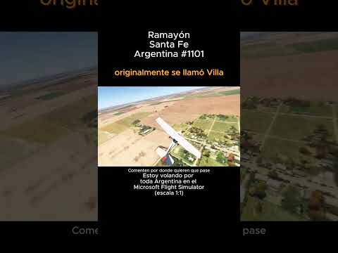 Ramayon, Santa Fe desde el Microsoft Flight Simulator #ramayon #santafe #msfs #argentina