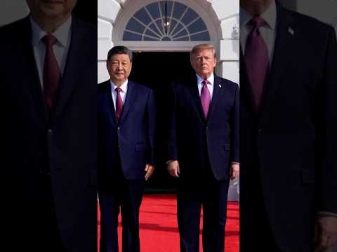 President Trump in landmark meeting with China’s leader