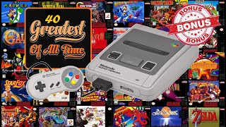 The 40 Greatest Super Nintendo Games Of All Time - Member Exclusive