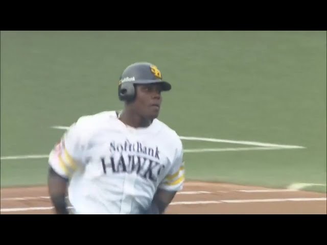 【ファーム】ホークス・コラスがレフトへ先制の第8号ホームラン‼ 2019/6/22 H-T(ファーム)