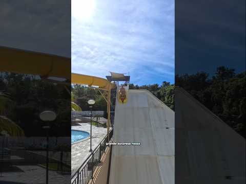 Maior rampa que ja fui #ParqueAquatico #caldasnovas #novelinha