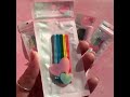 Multicolored invisible pins No. 8, 5.5 cm wavy (10pcs)