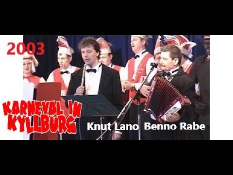 Karneval in Kyllburg "Mir sein erom doa!" Knut Lano und Benno Raabe, 08.02.2003