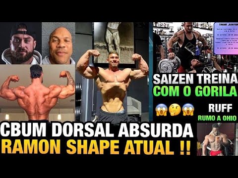 CBUM MOSTRA DORSAL ABSURDA - RAMON SACADO E FALA SOBRE ARNOLD OHIO - GORILA TREINA COM SAIZEN E MAIS